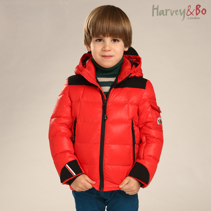 Harvey&Bo kids winter outdoor outerwear coats waterproof boy hooded ski ...